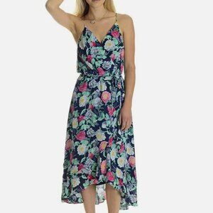 Joie Silk Ruzena Floral Print Wrap Dress | XS | Spaghetti Strap, 100% Silk Lined